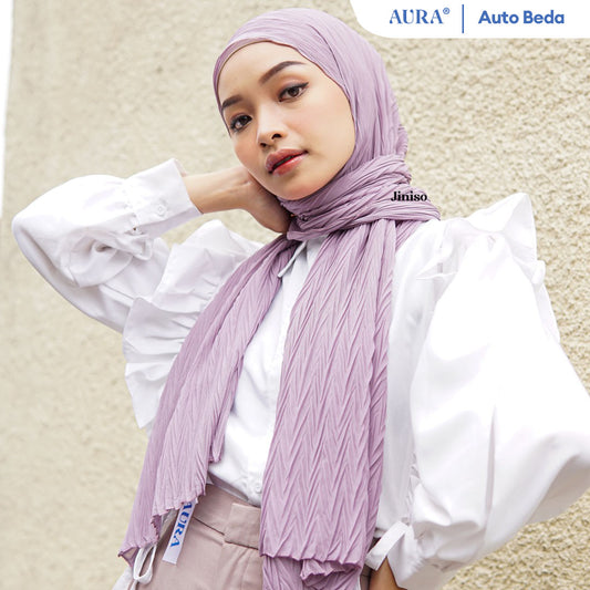 JINISO - Aura Dusty Berry Active Hijab Pashmina Shawl