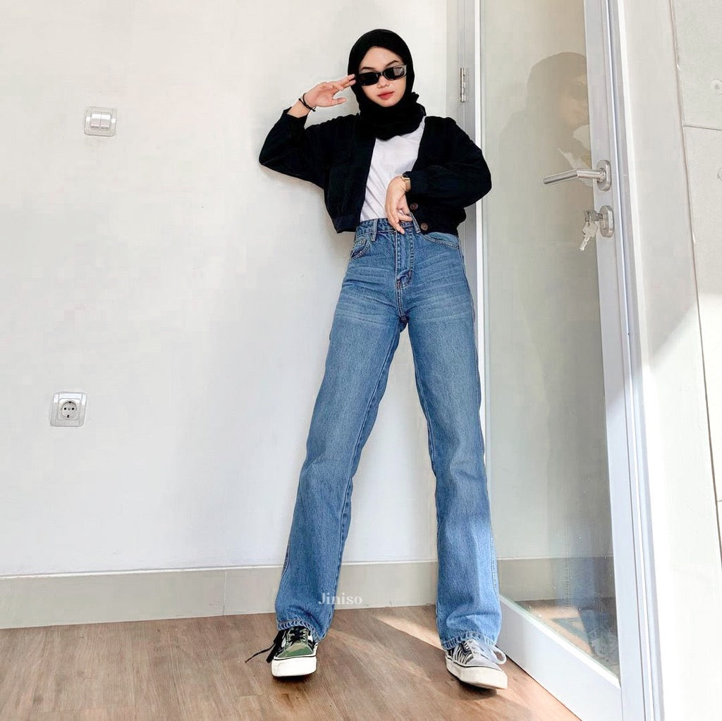 JINISO - Highwaist Loose Jeans 813 HANGOVER