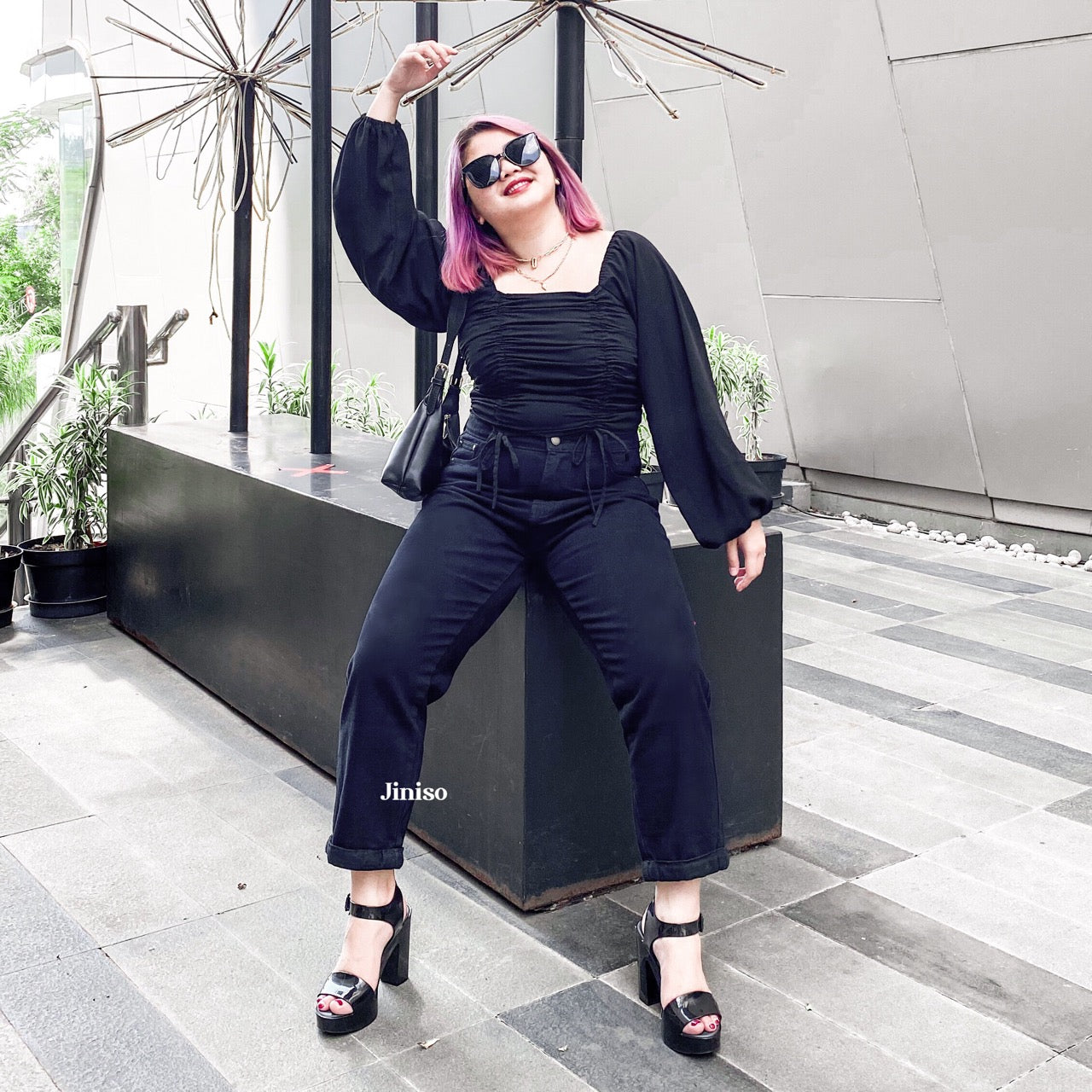 JINISO - Jumbo Boyfriend Jeans 1303 REAL CURVY