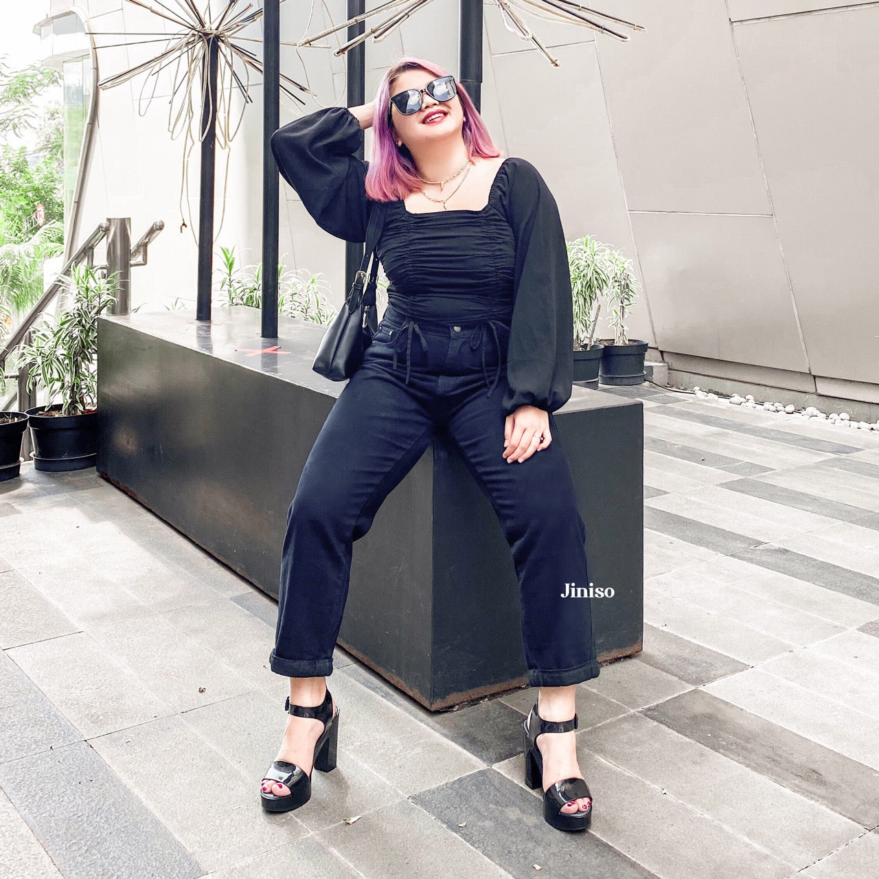 JINISO - Jumbo Boyfriend Jeans 1303 REAL CURVY