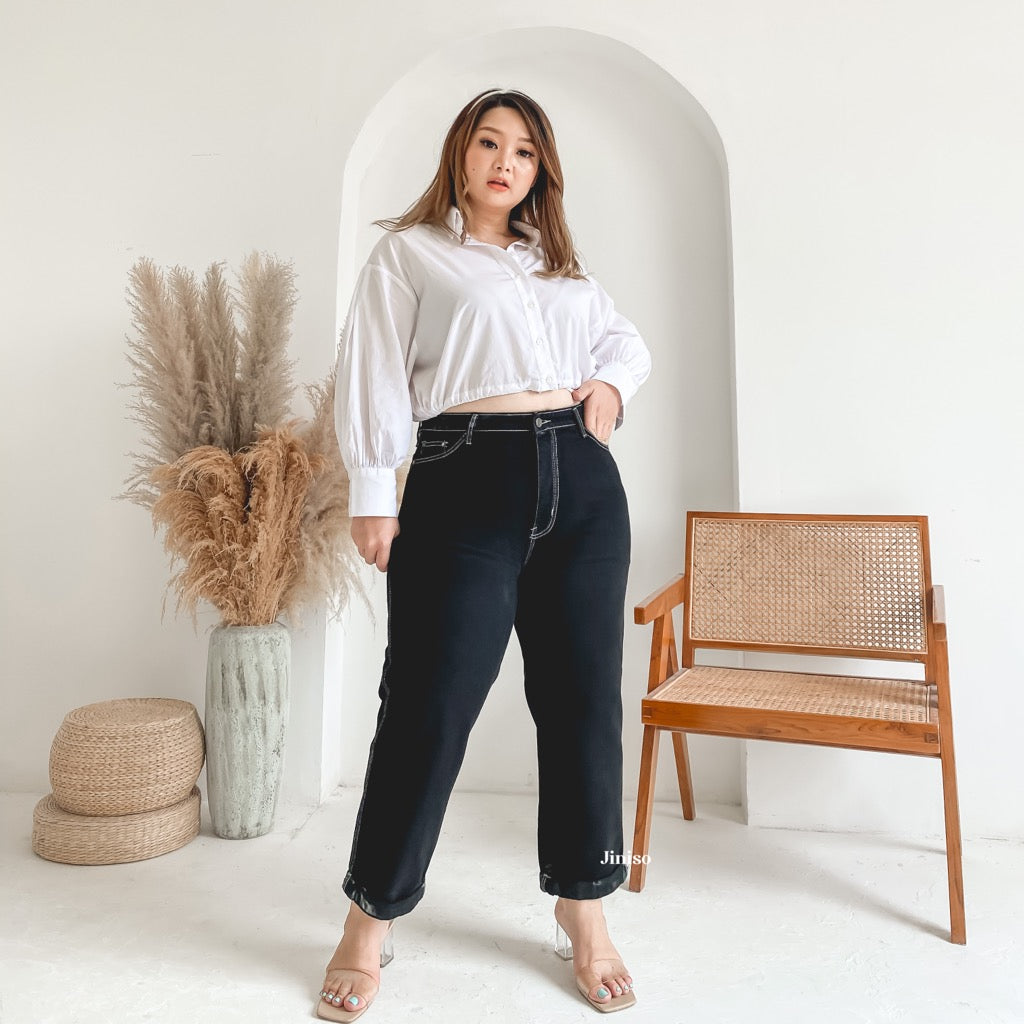 JINISO - Jumbo Boyfriend Jeans 1327 REAL CURVY