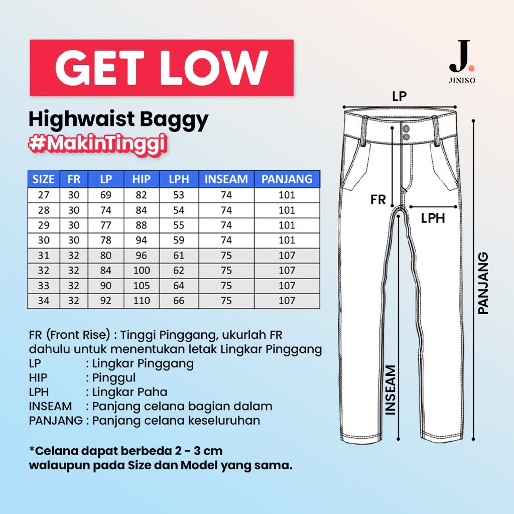 JINISO - Highwaist Baggy Jeans 508 GET LOW