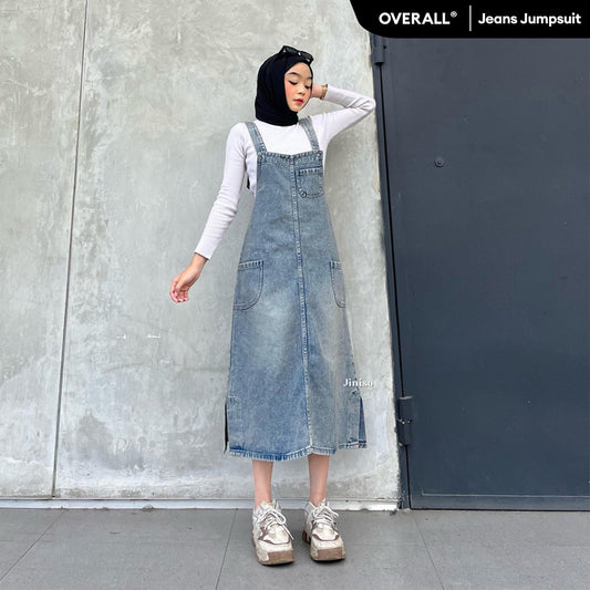 JINISO - Jumpsuit 001 Overall Jeans Rok Panjang