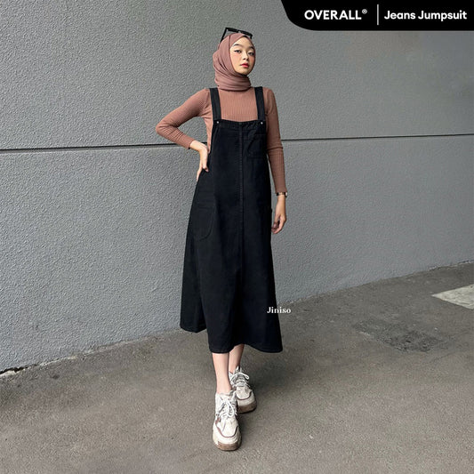 JINISO - Jumpsuit 002 Overall Jeans Rok Panjang