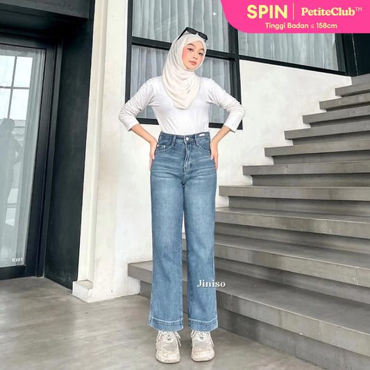 JINISO - Petite Straight Highwaist Jeans 102 SPIN