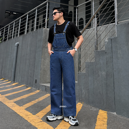 JINISO Jumpsuit Overall Loose Jeans 111 Pria