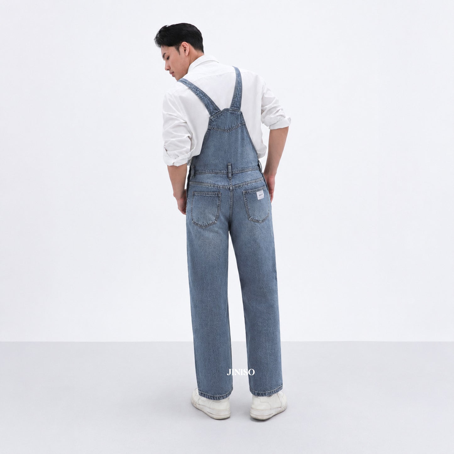 JINISO EVERYDAY - Jumpsuit Overall Loose Jeans 112 Pria