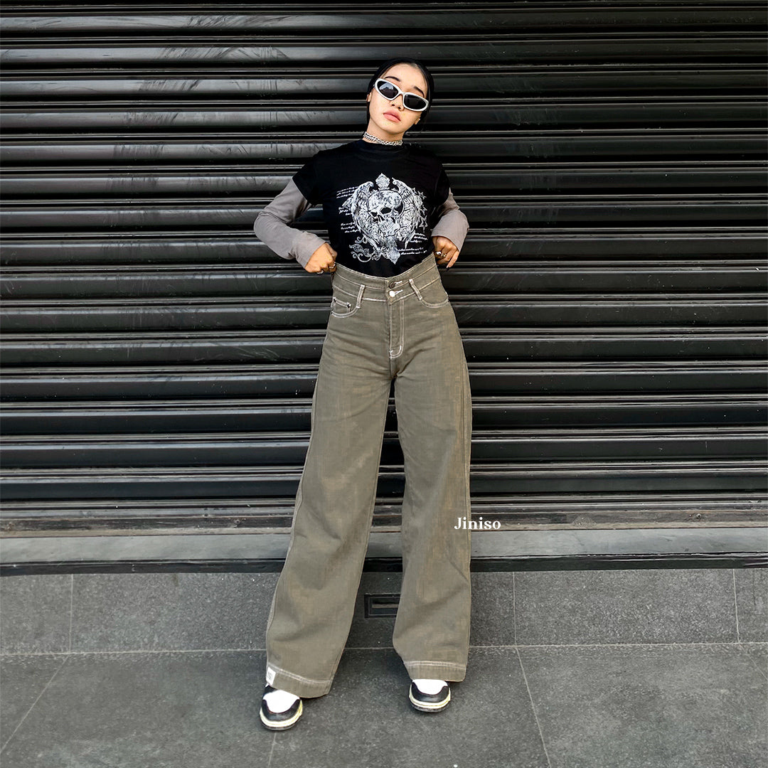 Baggy Jeans Stradivarius Pantalones Paper Bag Pantalones