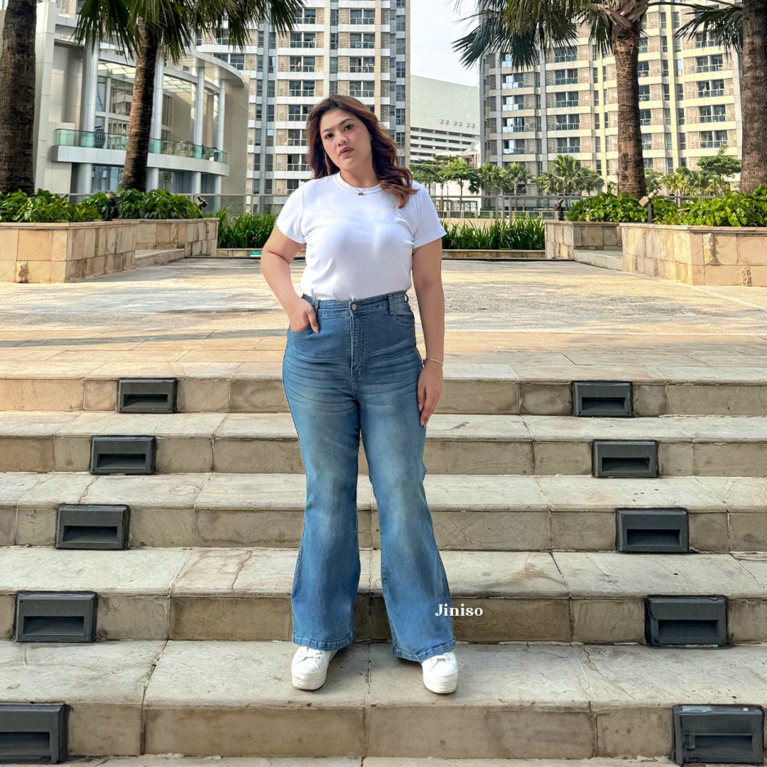 JINISO - Cutbray Big Size Jeans 1403 REAL CURVY