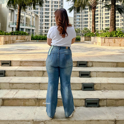 JINISO - Cutbray Big Size Jeans 1403 REAL CURVY