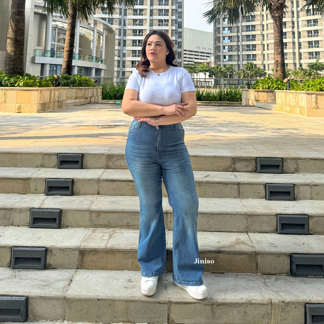 JINISO - Cutbray Big Size Jeans 1403 REAL CURVY
