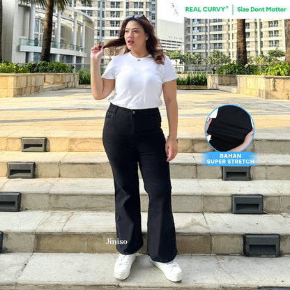JINISO - Cutbray Big Size Jeans 1406 REAL CURVY