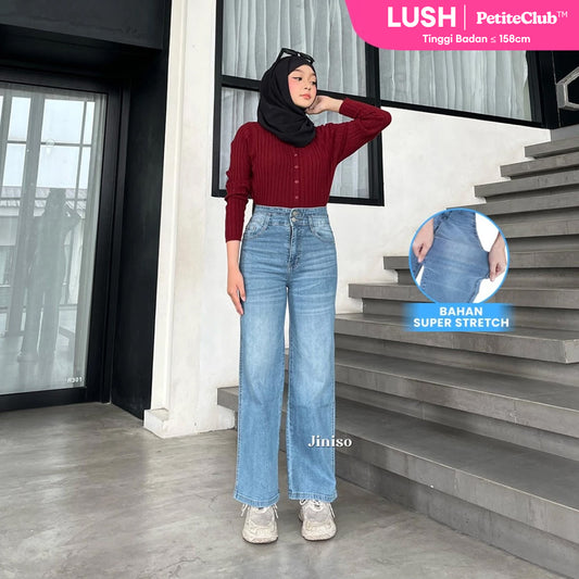 JINISO - Petite Straight Highwaist Jeans Stretch 141 LUSH