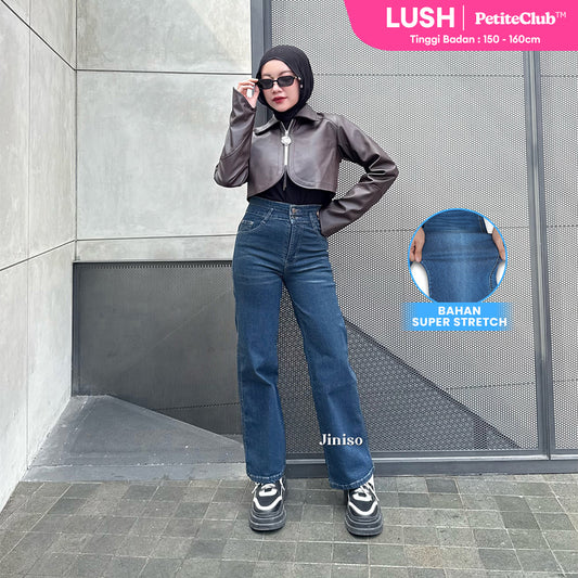 JINISO - Petite Straight Highwaist Jeans Stretch 142 LUSH