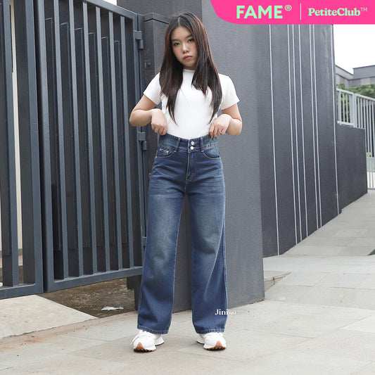JINISO - Petite Highwaist Baggy Jeans 161 FAME
