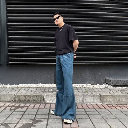 JINISO Bootcut Denim Jeans Pria 372