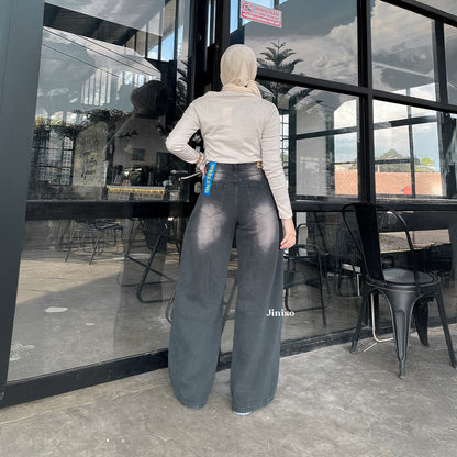 JINISO - Highwaist Oversize Baggy Loose Jeans 752 WEEKEND