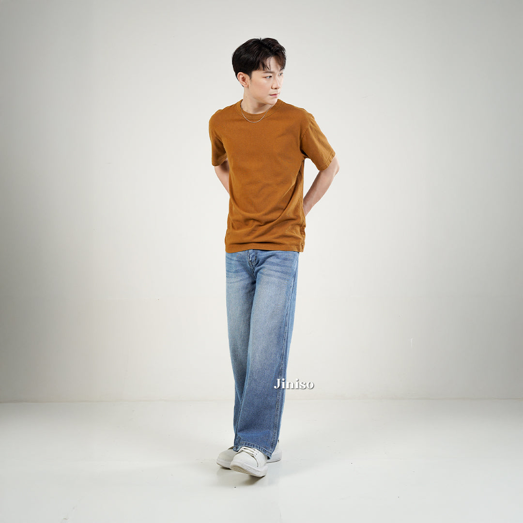 JINISO Baggy Loose Jeans Pria 652