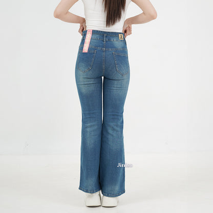 JINISO - Ultra Highwaist Cutbray Stretch Jeans 630 HANGOUT