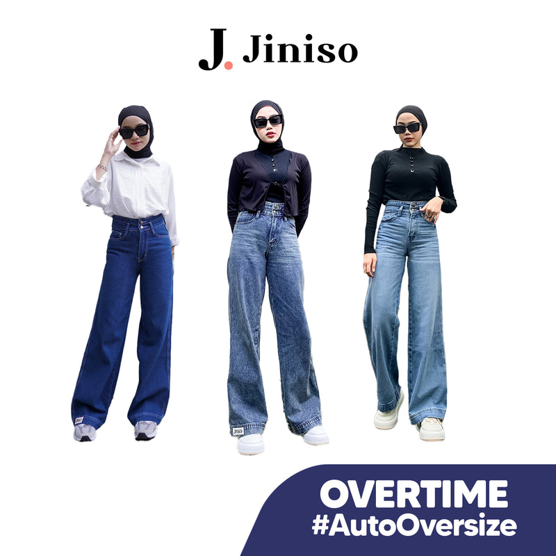 JINISO - Ultra Highwaist Baggy Loose Overtime Jeans