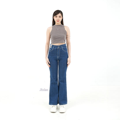 JINISO - Ultra Highwaist Cutbray Stretch Jeans 611 HANGOUT