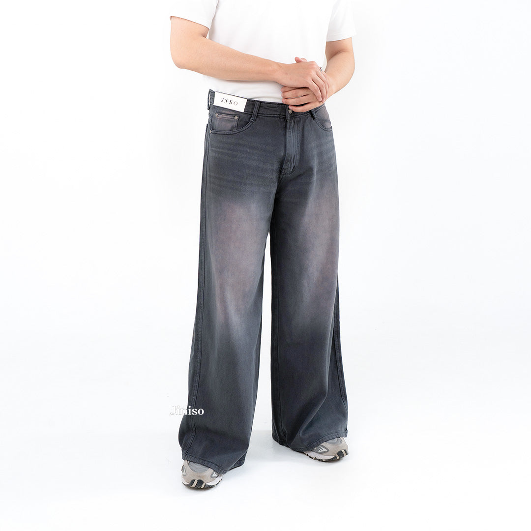 JINISO Oversize Baggy Loose Jeans Pria 752