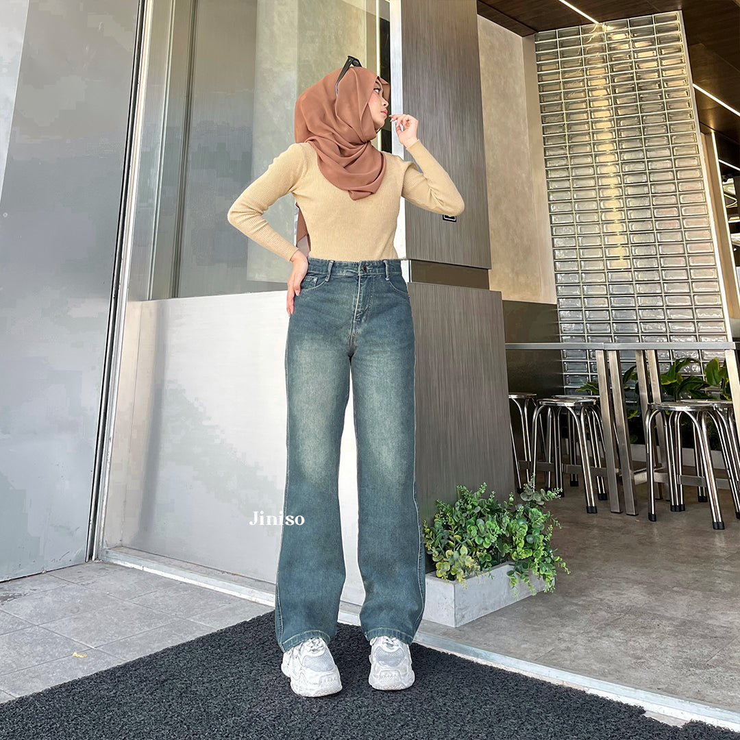 JINISO - Highwaist Loose Jeans 875 HANGOVER