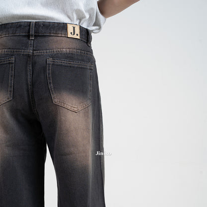 JINISO Oversize Baggy Loose Jeans Pria 753