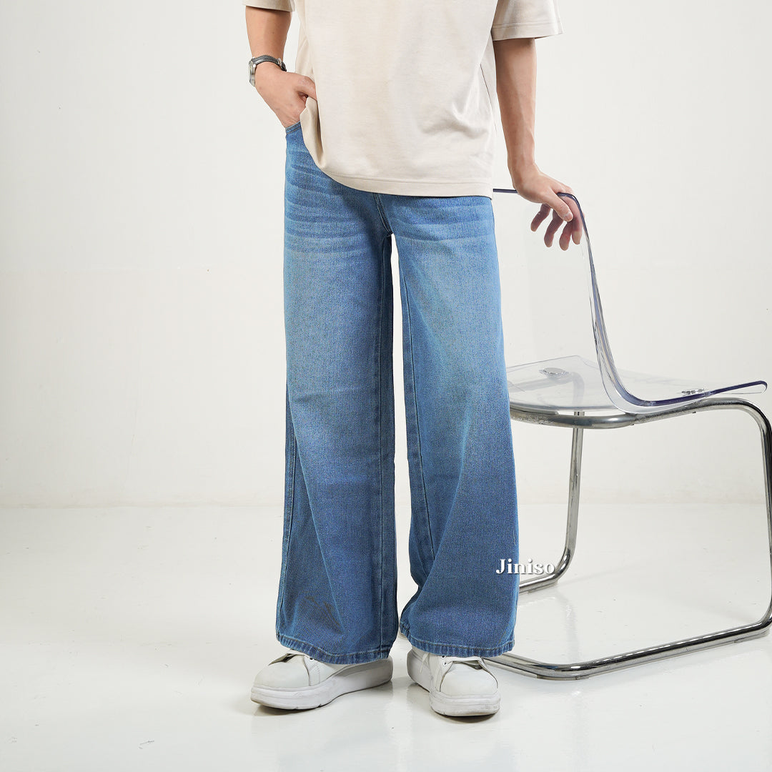 JINISO Baggy Loose Jeans Pria 653