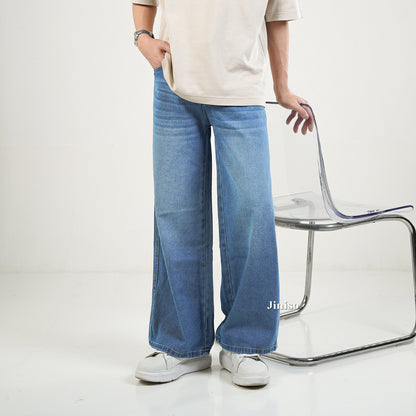 JINISO Baggy Loose Jeans Pria 653