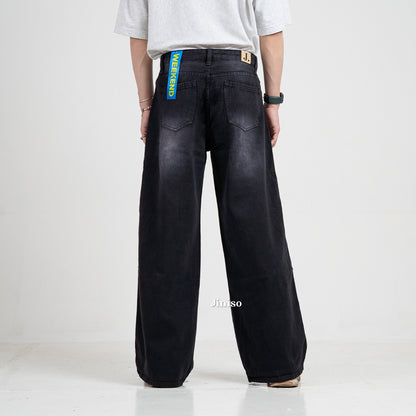 JINISO Oversize Baggy Loose Jeans Pria 781