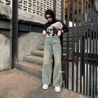 JINISO - Highwaist Oversize Baggy Loose Jeans 770 WEEKEND