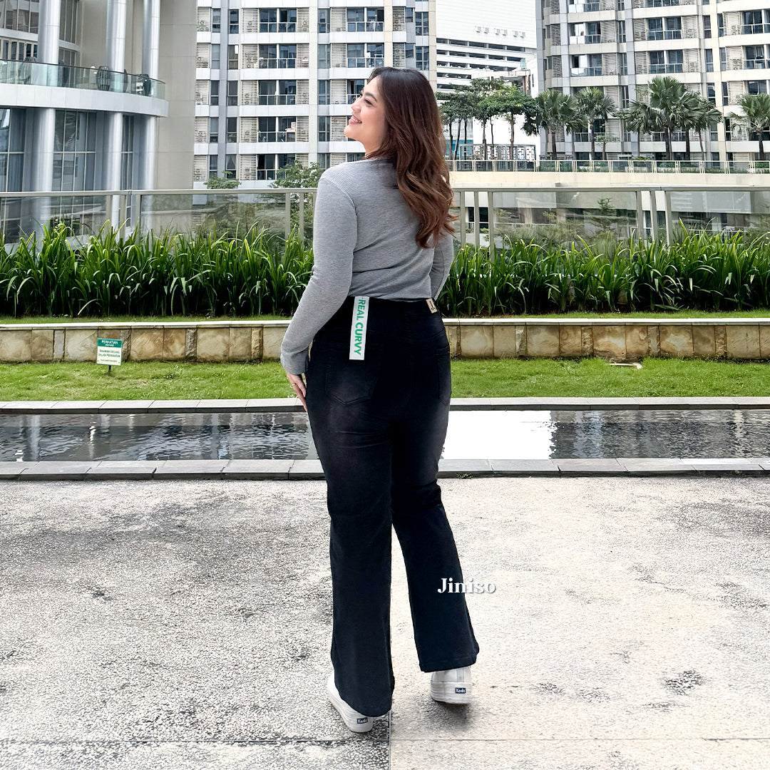 JINISO - Cutbray Big Size Jeans 1407 REAL CURVY