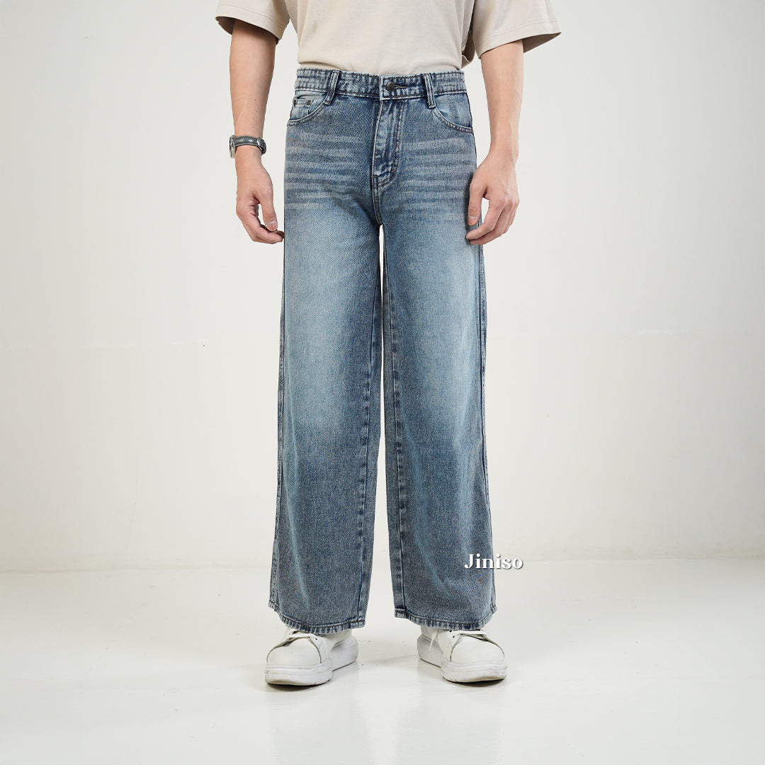 JINISO Baggy Loose Jeans Pria 657