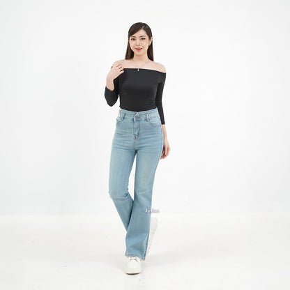 JINISO - Ultra Highwaist Cutbray Stretch Jeans 610 HANGOUT