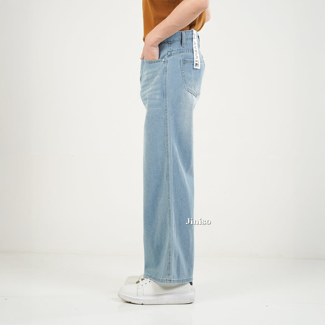 JINISO Baggy Loose Jeans Pria 651