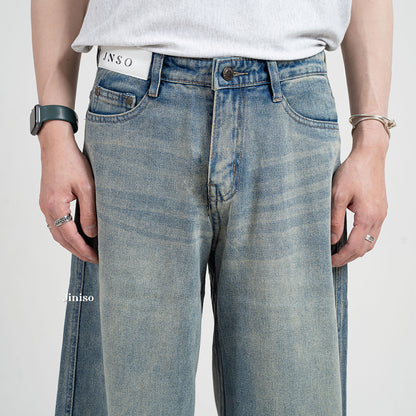 JINISO Oversize Baggy Loose Jeans Pria 775
