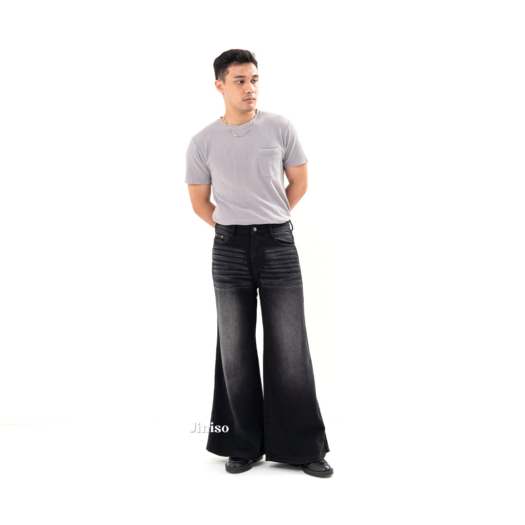 JINISO Bootcut Denim Jeans Pria 371
