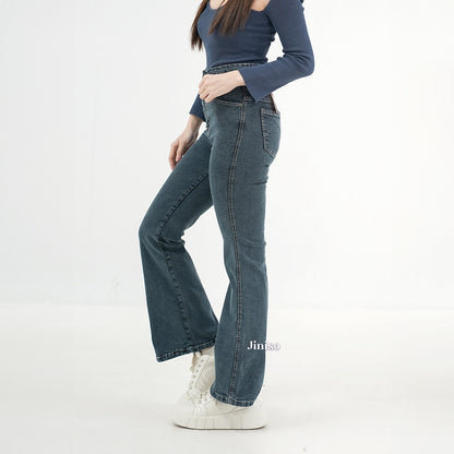 JINISO - Ultra Highwaist Cutbray Stretch Jeans 619 HANGOUT