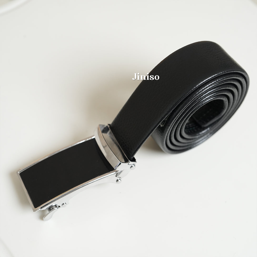 JINISO Ikat Pinggang Pria Silver Straptic Belt