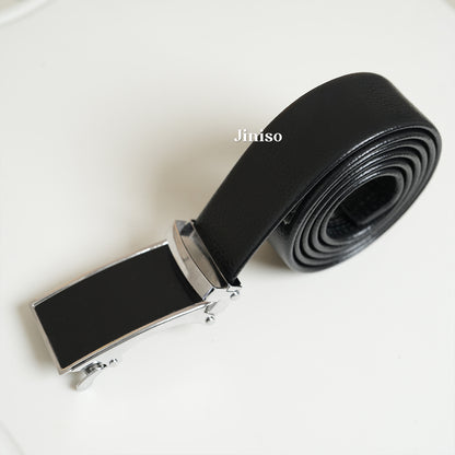 JINISO Ikat Pinggang Pria Silver Straptic Belt