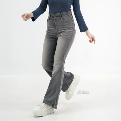 JINISO - Ultra Highwaist Cutbray Stretch Jeans 616 HANGOUT