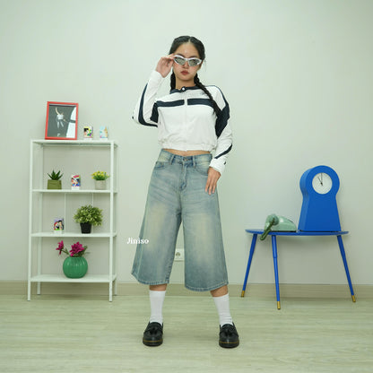 JINISO - Jorts Baggy Short Jeans 302 SKATER