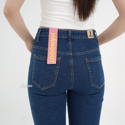 JINISO - Highwaist Stretch Cutbray Pocket Jeans 715 HANGOUT