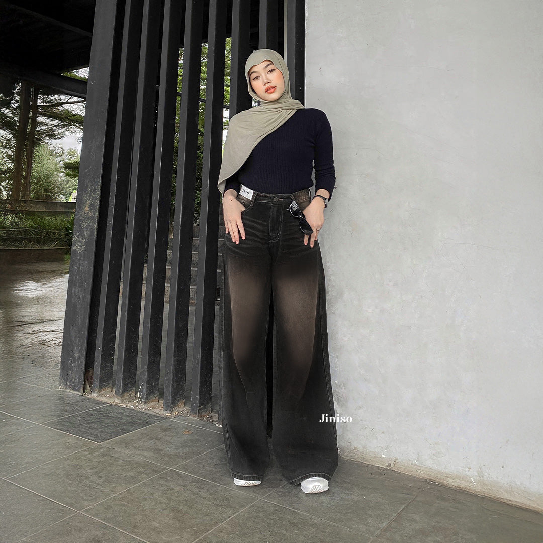 JINISO - Highwaist Oversize Baggy Loose Jeans 753 WEEKEND