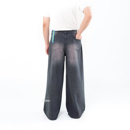 JINISO Oversize Baggy Loose Jeans Pria 752