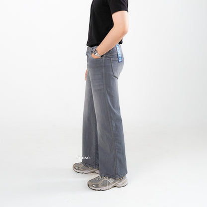 JINISO - Straight Jeans Loose Stretch Pria 835