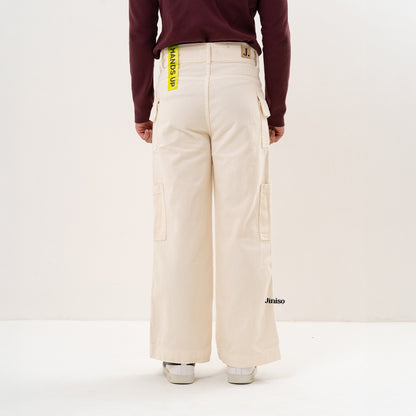 JINISO - Cargo Baggy Denim Jeans Pria 411
