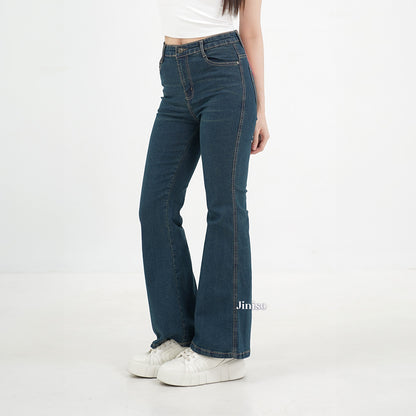 JINISO - Highwaist Stretch Cutbray Pocket Jeans 712 HANGOUT