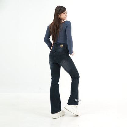 JINISO - Ultra Highwaist Cutbray Stretch Jeans 617 HANGOUT